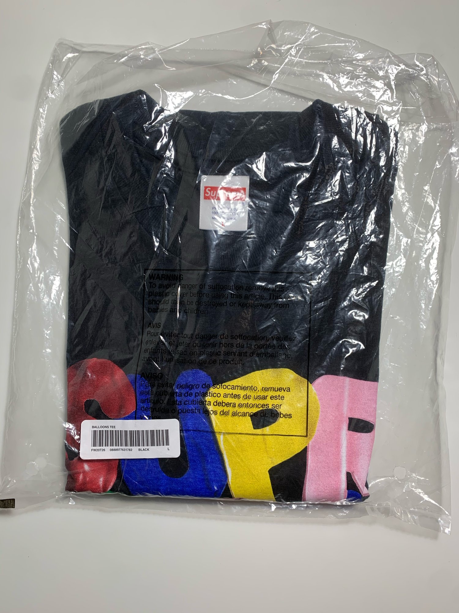 Supreme hotsell balloon tee